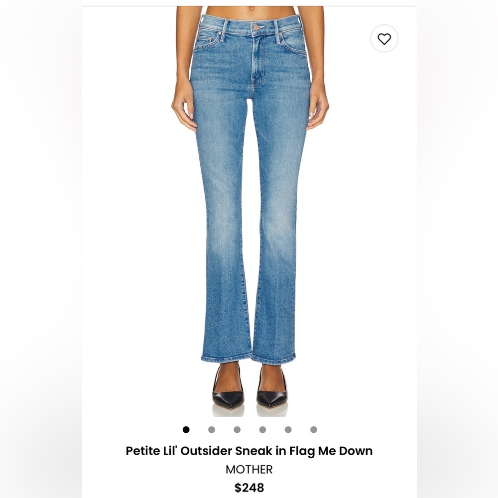 MOTHER Denim Lil' Outsider Sneak in Flag Me Down- size 24P.